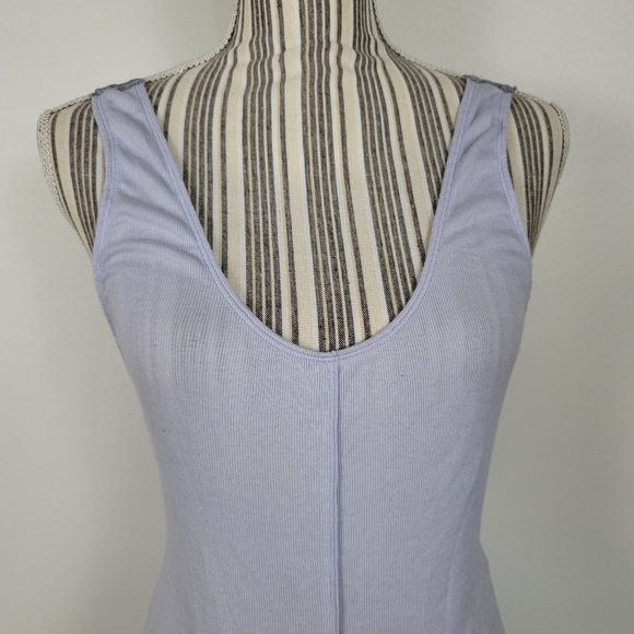 Free People Small Lavender tank top lace back - Picture 3 of 6